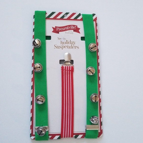 NWT Holiday Suspenders - Picture 1 of 4